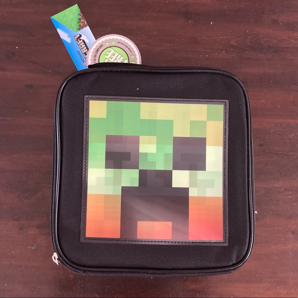 Minecraft lunch bag, nwt